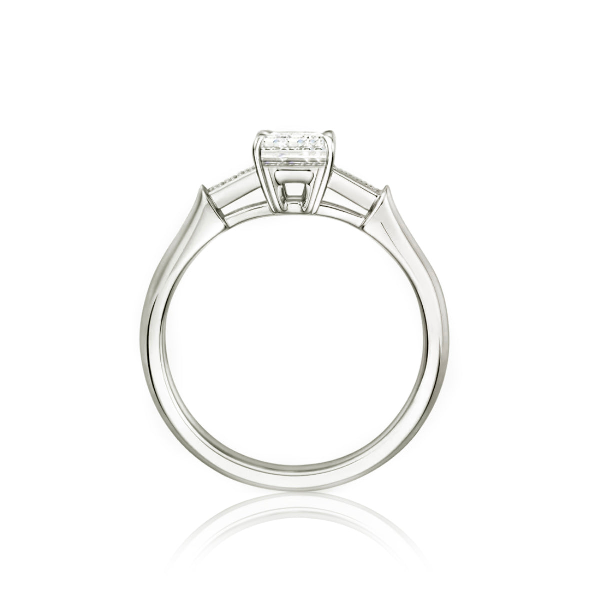 BonVoy Emerald-Cut Engagement Ring