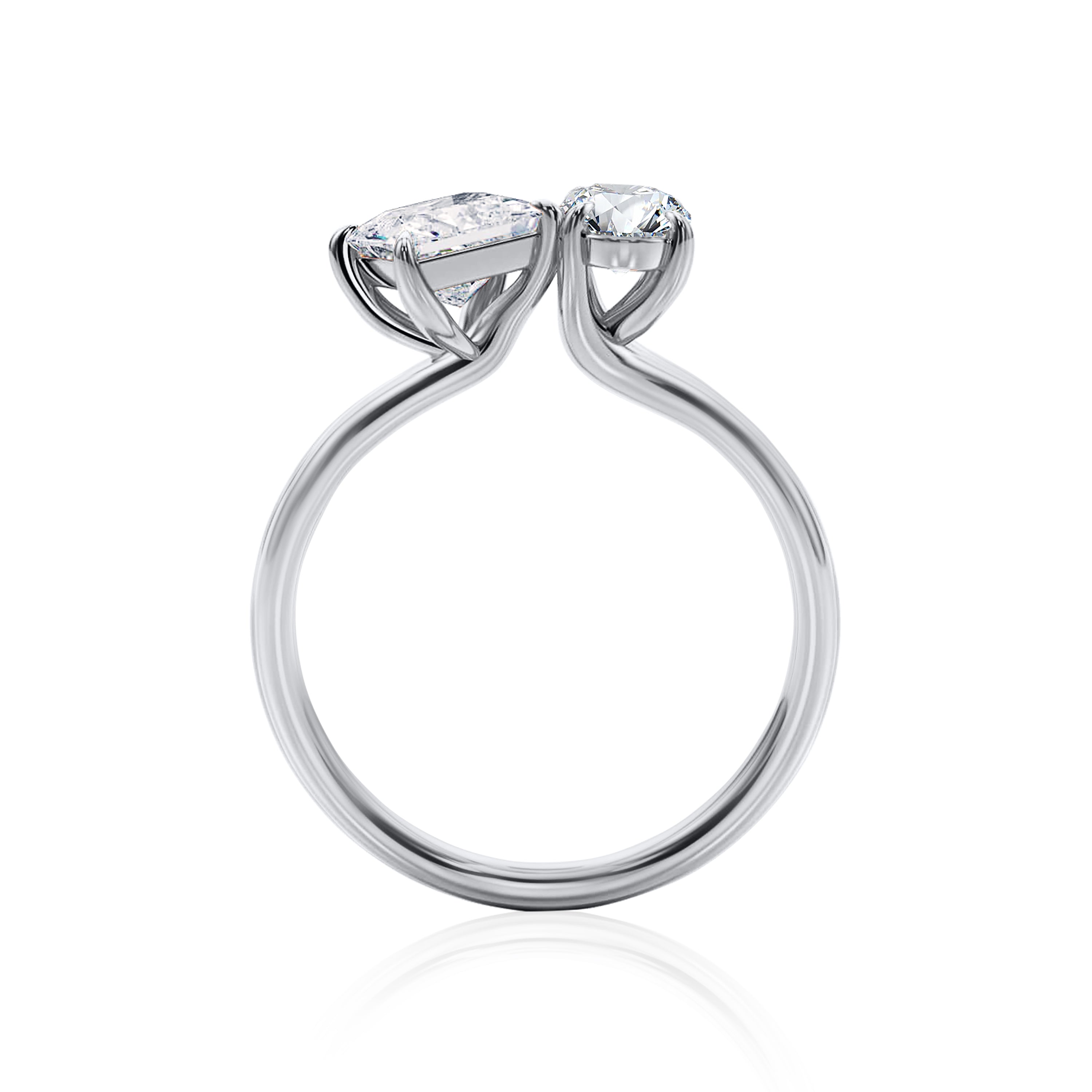 #Metal_14K White Gold#Shape_Princess#Metal_18K White Gold#Metal_Platinum