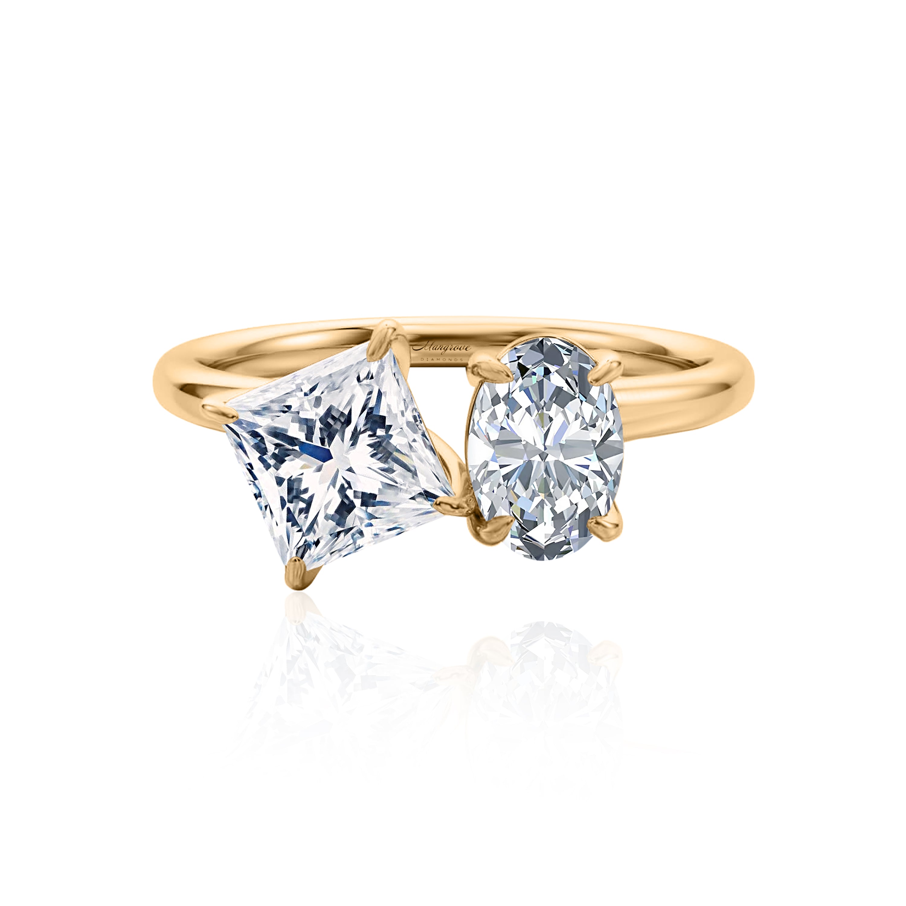 #Metal_14K Yellow Gold#Shape_Princess#Metal_18K Yellow Gold