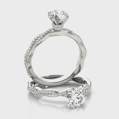 #Metal_14K White Gold#Prong_Standard#Shape_Round#Metal_18K White Gold