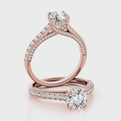 #Metal_14K Rose Gold#Shape_Round