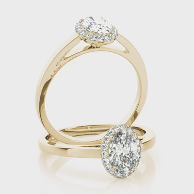 #Metal_14K Yellow Gold#Prong_Standard#Shape_Oval#Metal_18K Yellow Gold