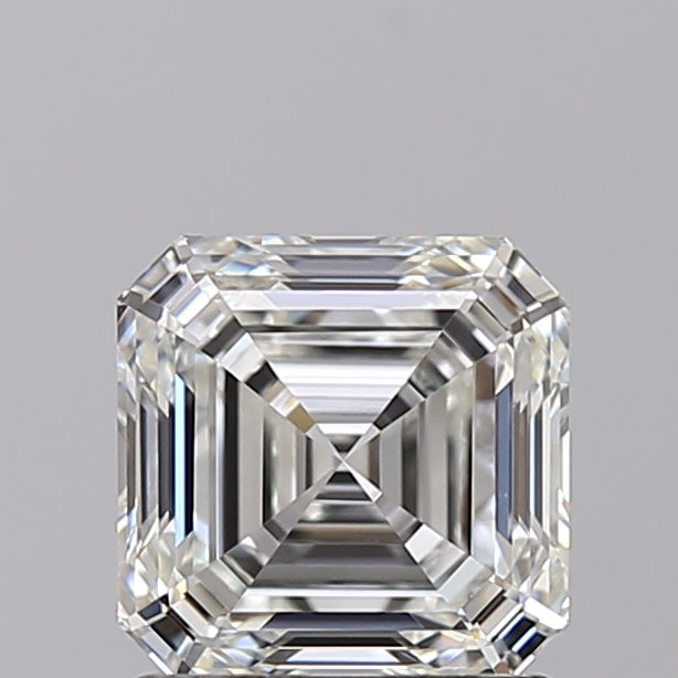 SQUARE Emerald Lab Created Diamond