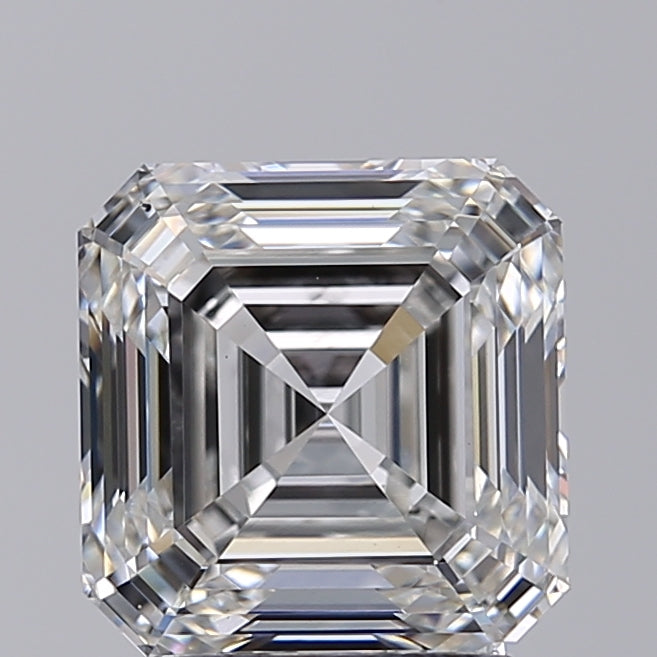 SQUARE Emerald Lab Created Diamond