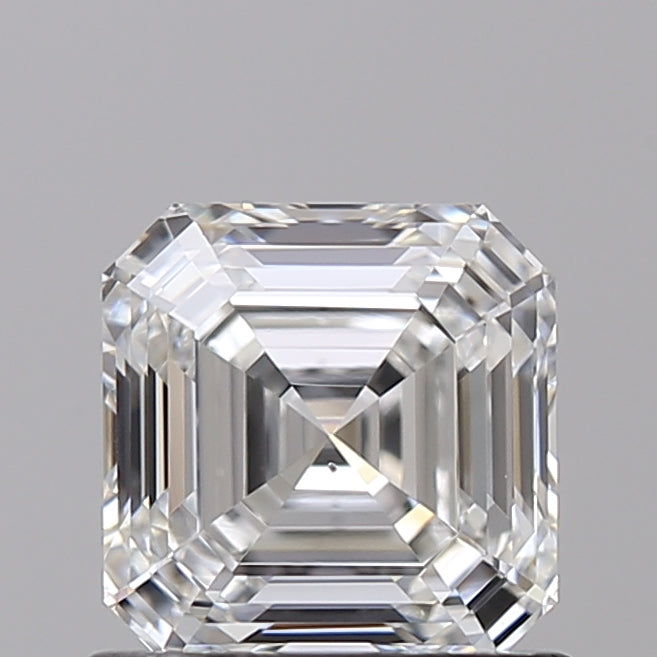 SQUARE Emerald Lab Created Diamond