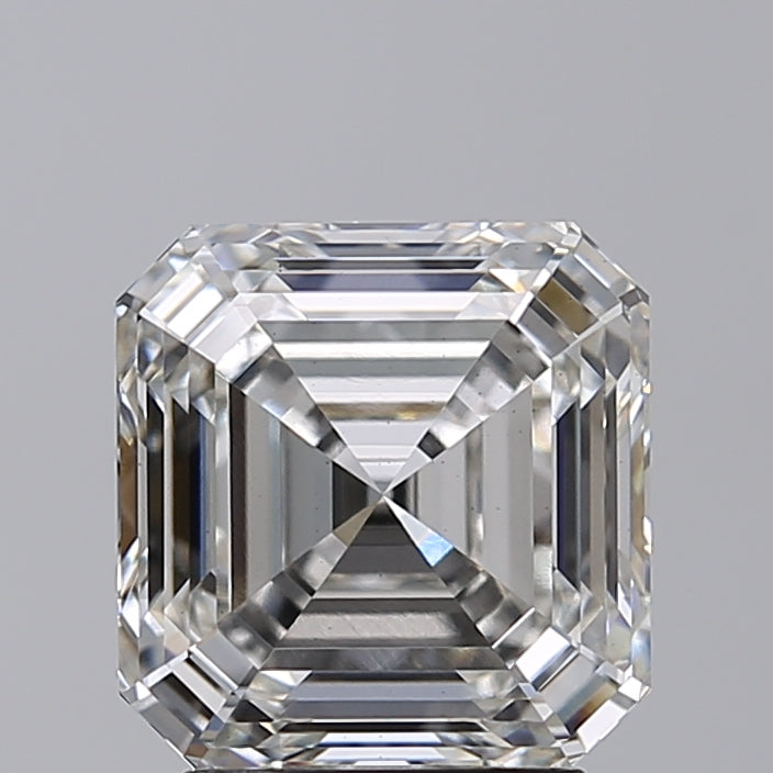 SQUARE Emerald Lab Created Diamond