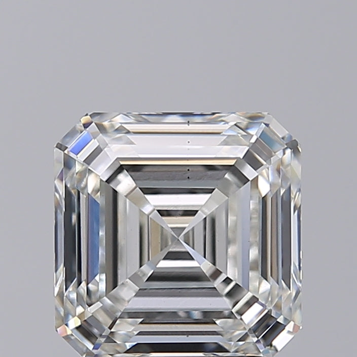 SQUARE Emerald Lab Created Diamond