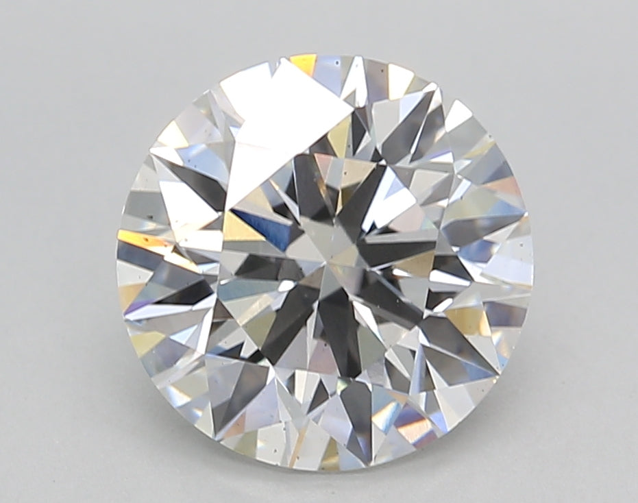 Round Lab Created Diamond