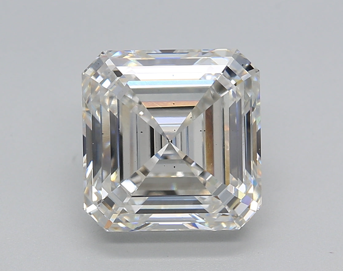 SQUARE Emerald Lab Created Diamond