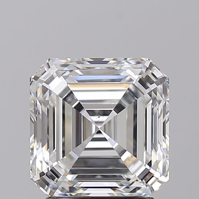 SQUARE Emerald Lab Created Diamond