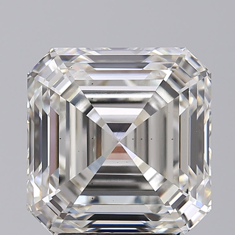 SQUARE Emerald Lab Created Diamond