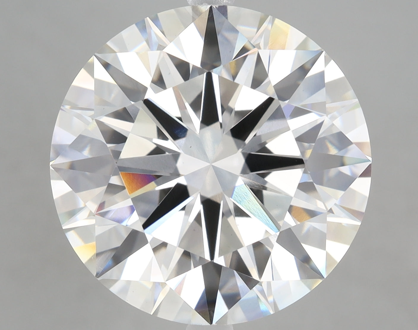 Round Lab Created Diamond