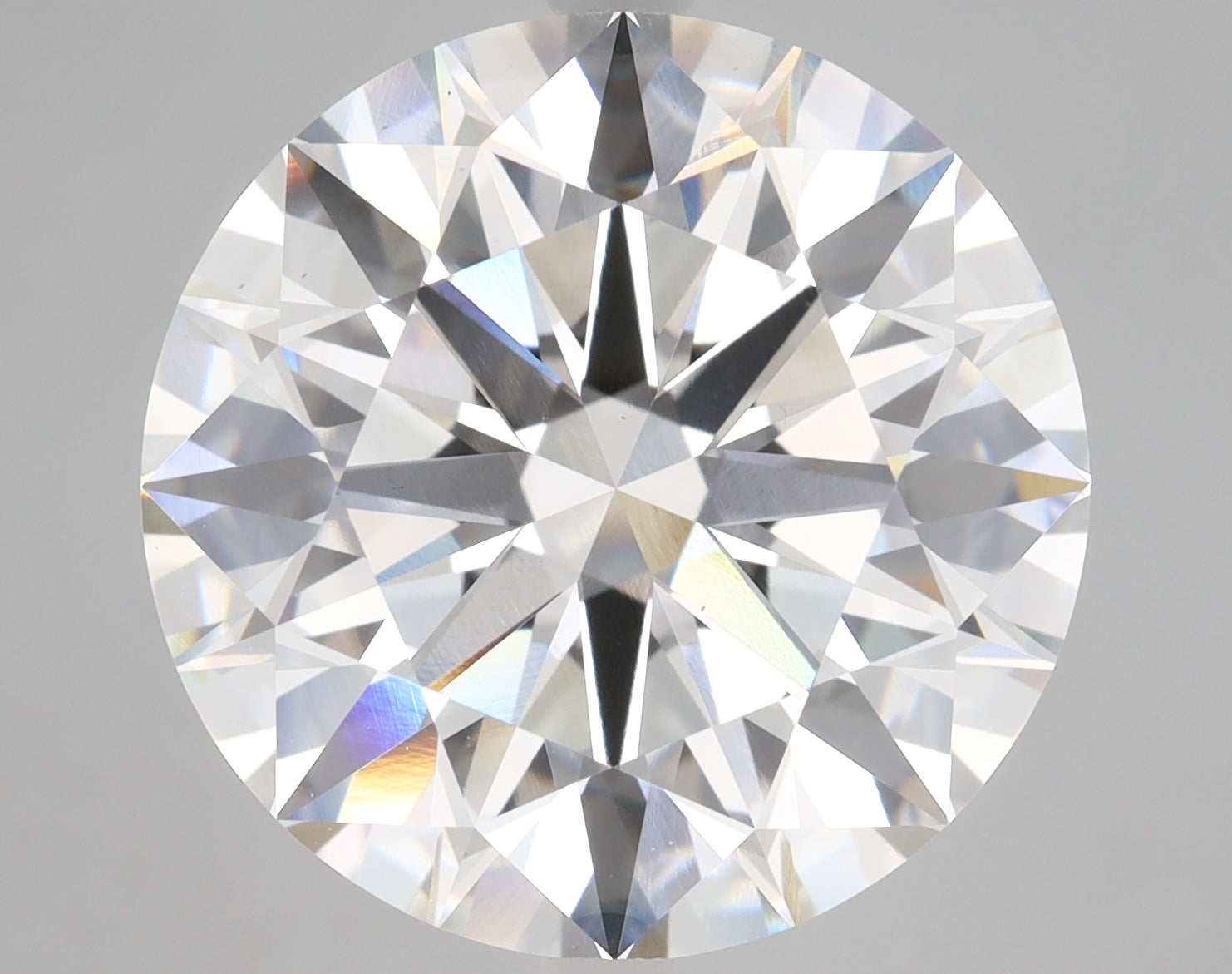 Round Lab Created Diamond