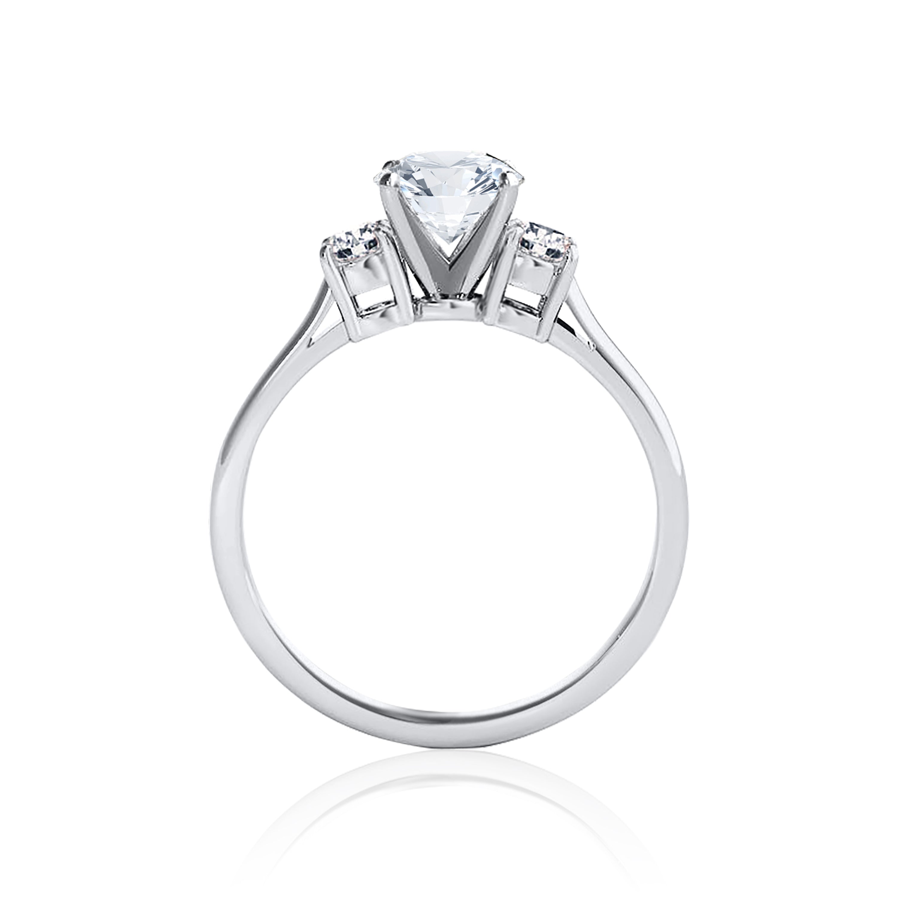 #Metal_14K White Gold#Prong_Standard#Shape_Heart#Metal_18K White Gold#Metal_Platinum#Shape_Round