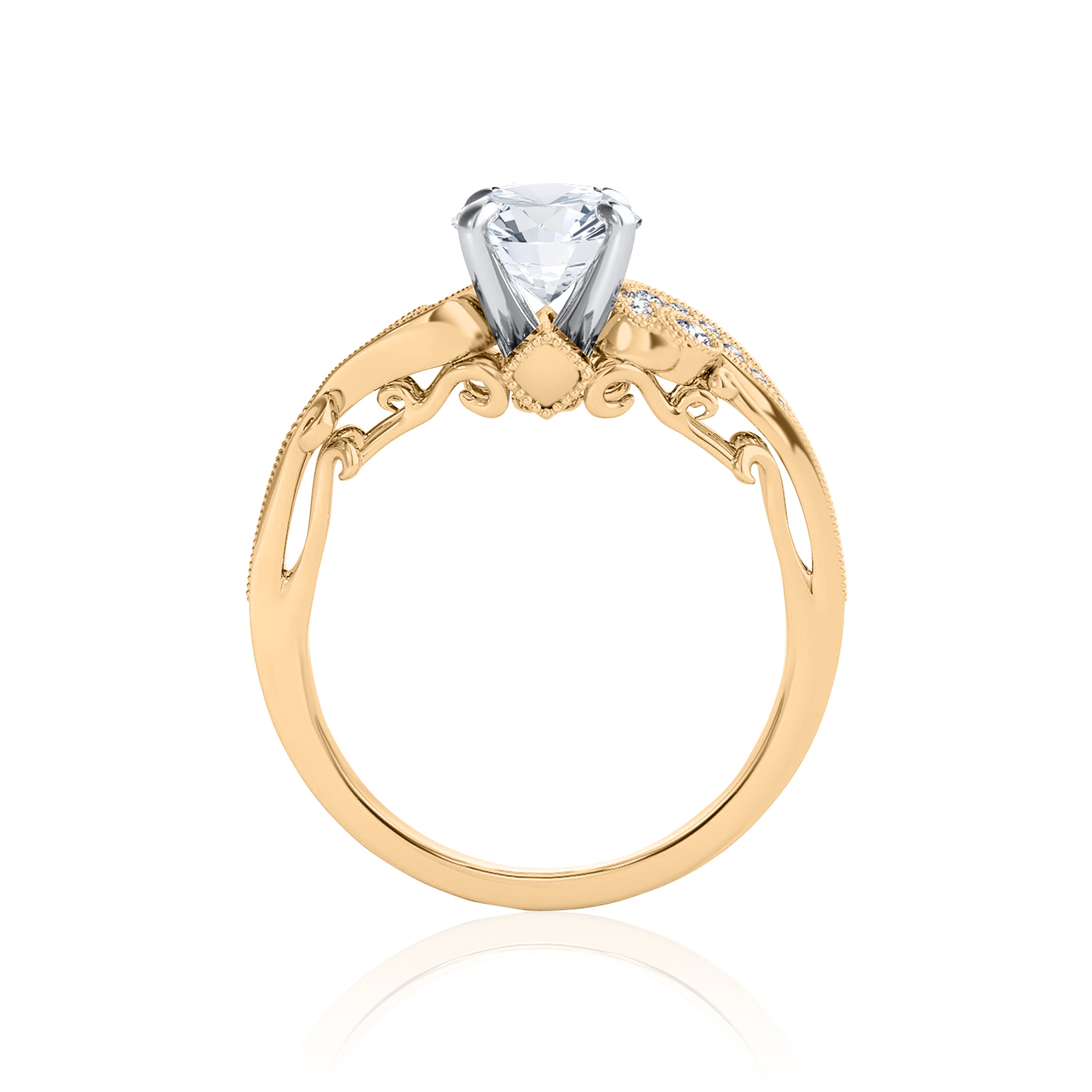 #Metal_14K Yellow Gold#Prong_Standard#Shape_Cushion#Metal_18K Yellow Gold