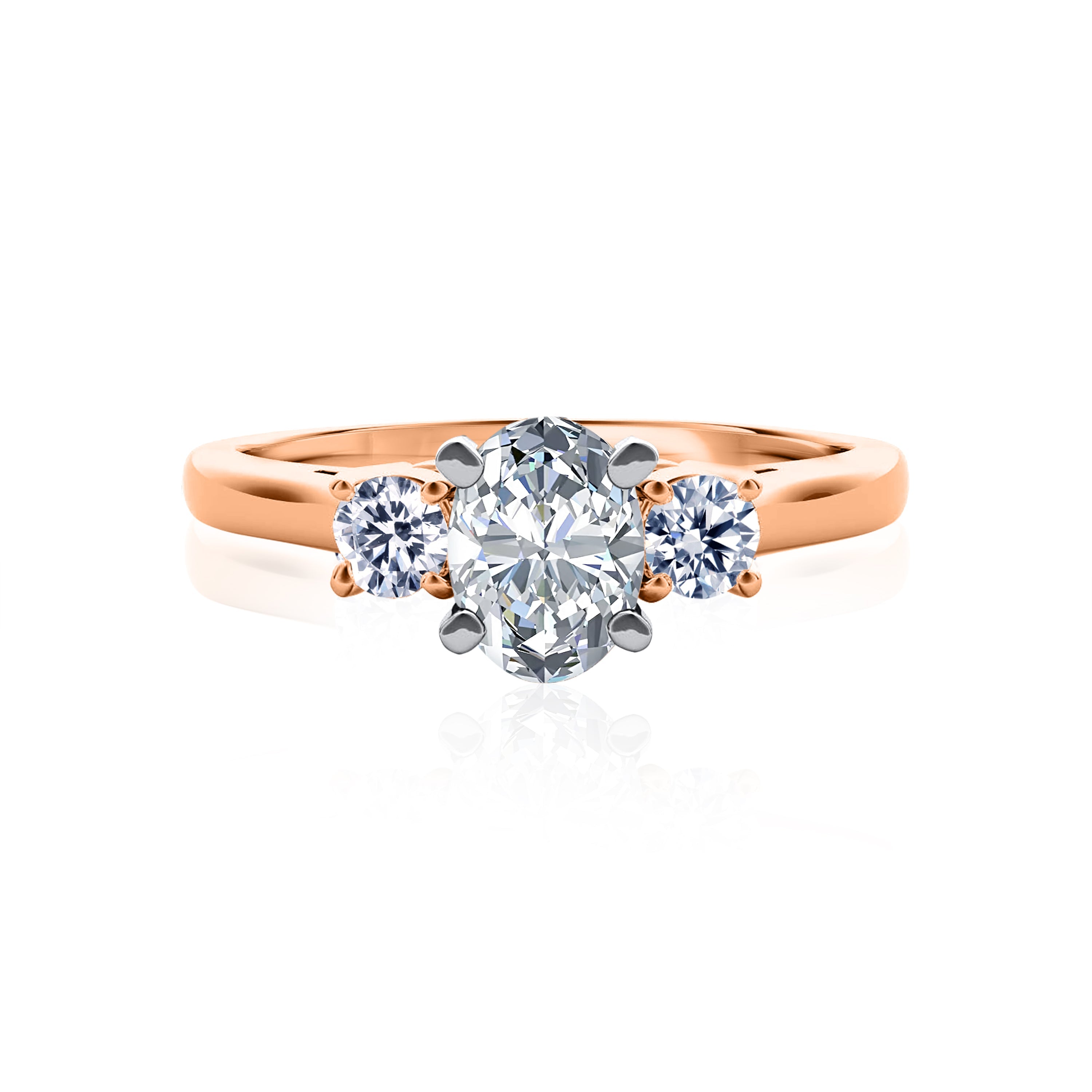 #Metal_14K Rose Gold#Prong_Standard#Shape_Oval