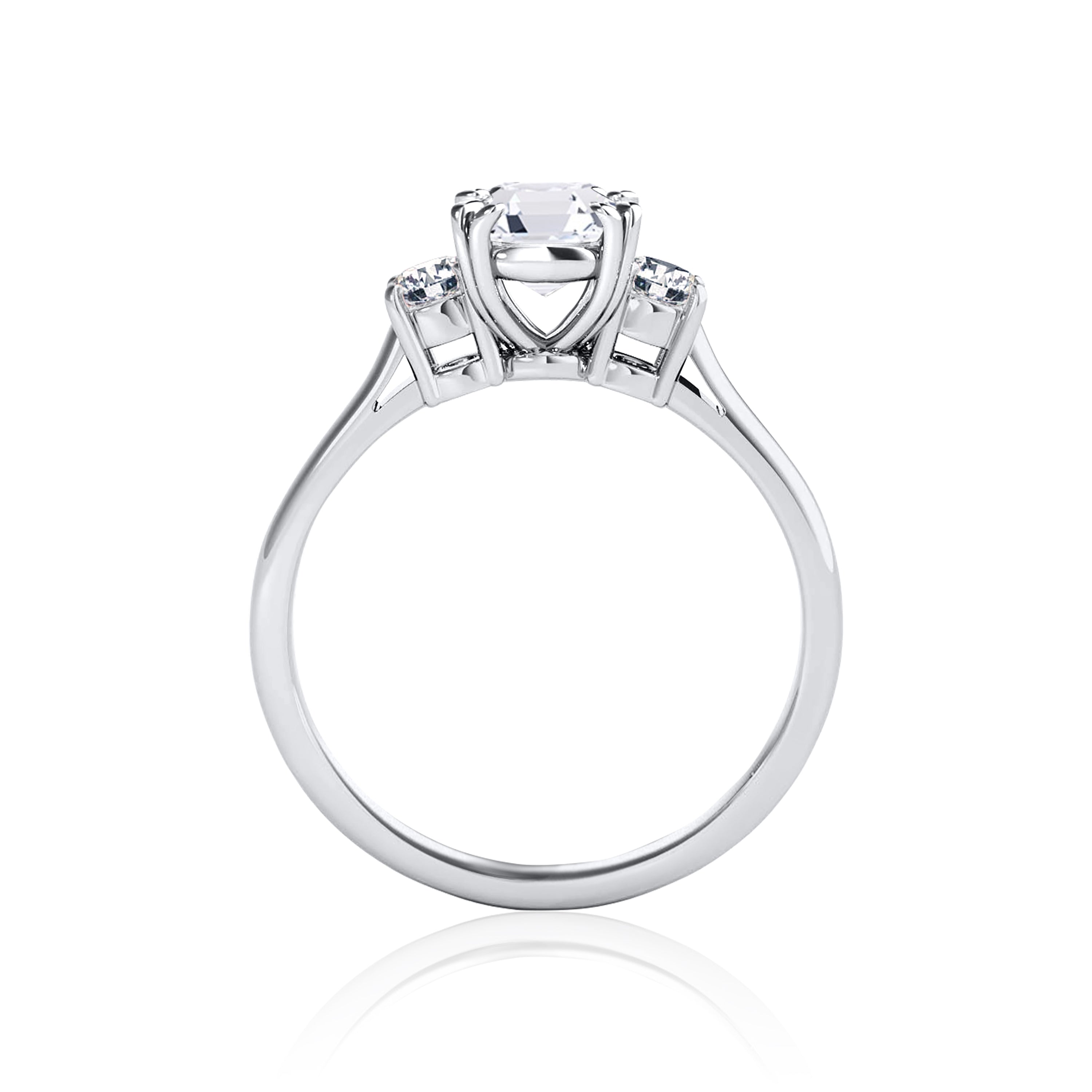 #Metal_14K White Gold#Prong_Standard#Shape_Asscher#Metal_18K White Gold#Metal_Platinum