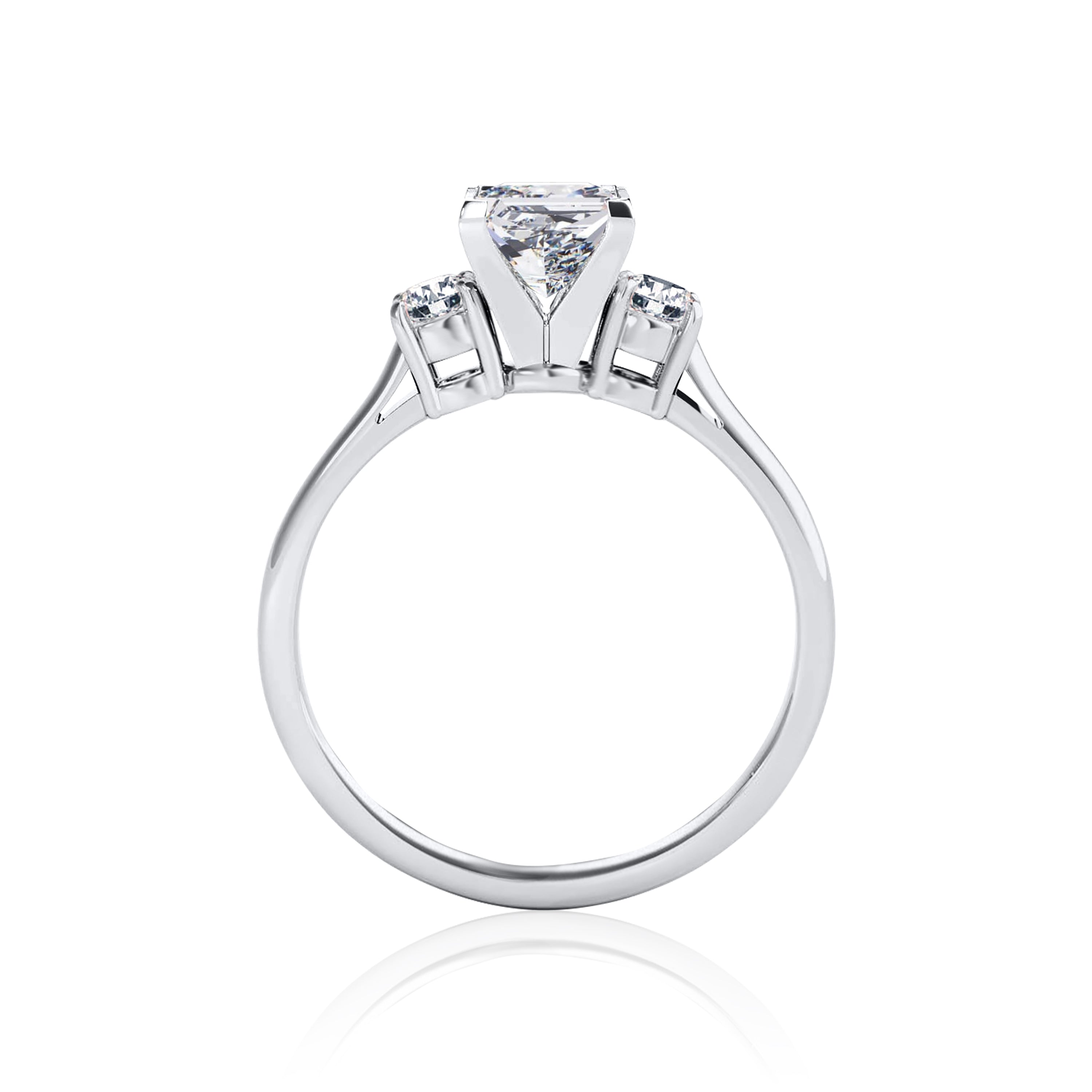 #Metal_14K White Gold#Prong_Standard#Shape_Princess#Metal_18K White Gold#Metal_Platinum