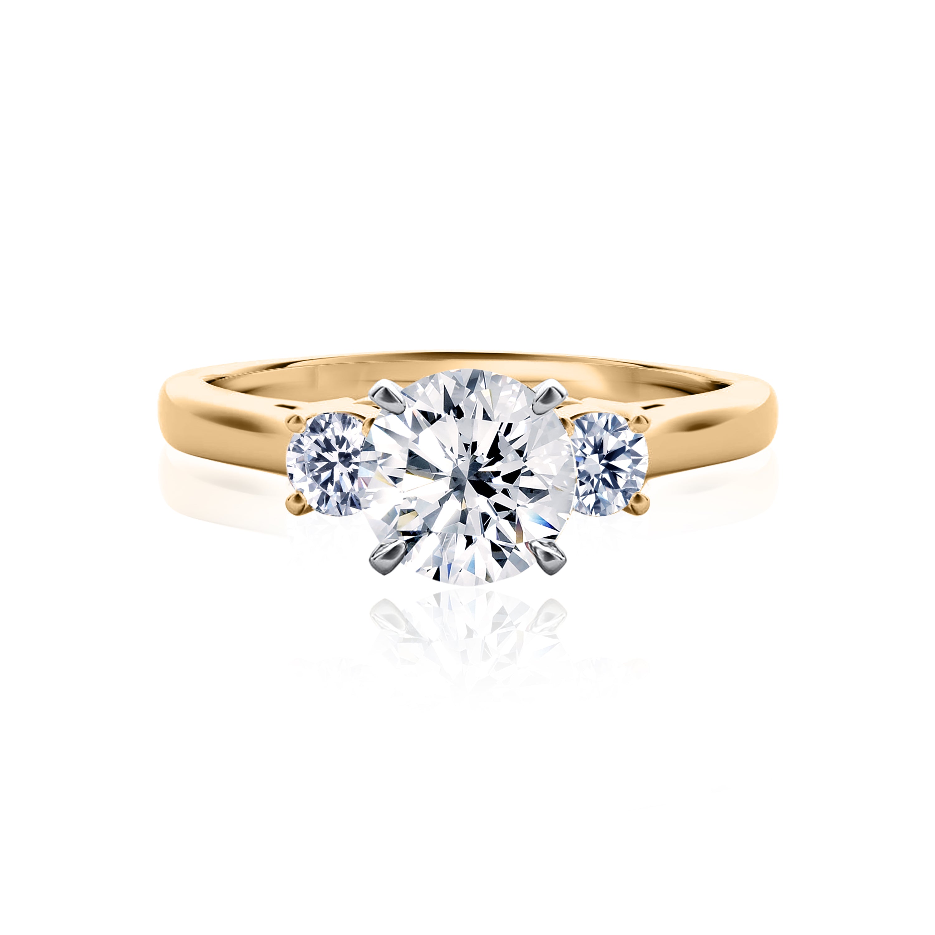 #Metal_14K Yellow Gold#Prong_Standard#Shape_Round#Metal_18K Yellow Gold#Metal_Platinum