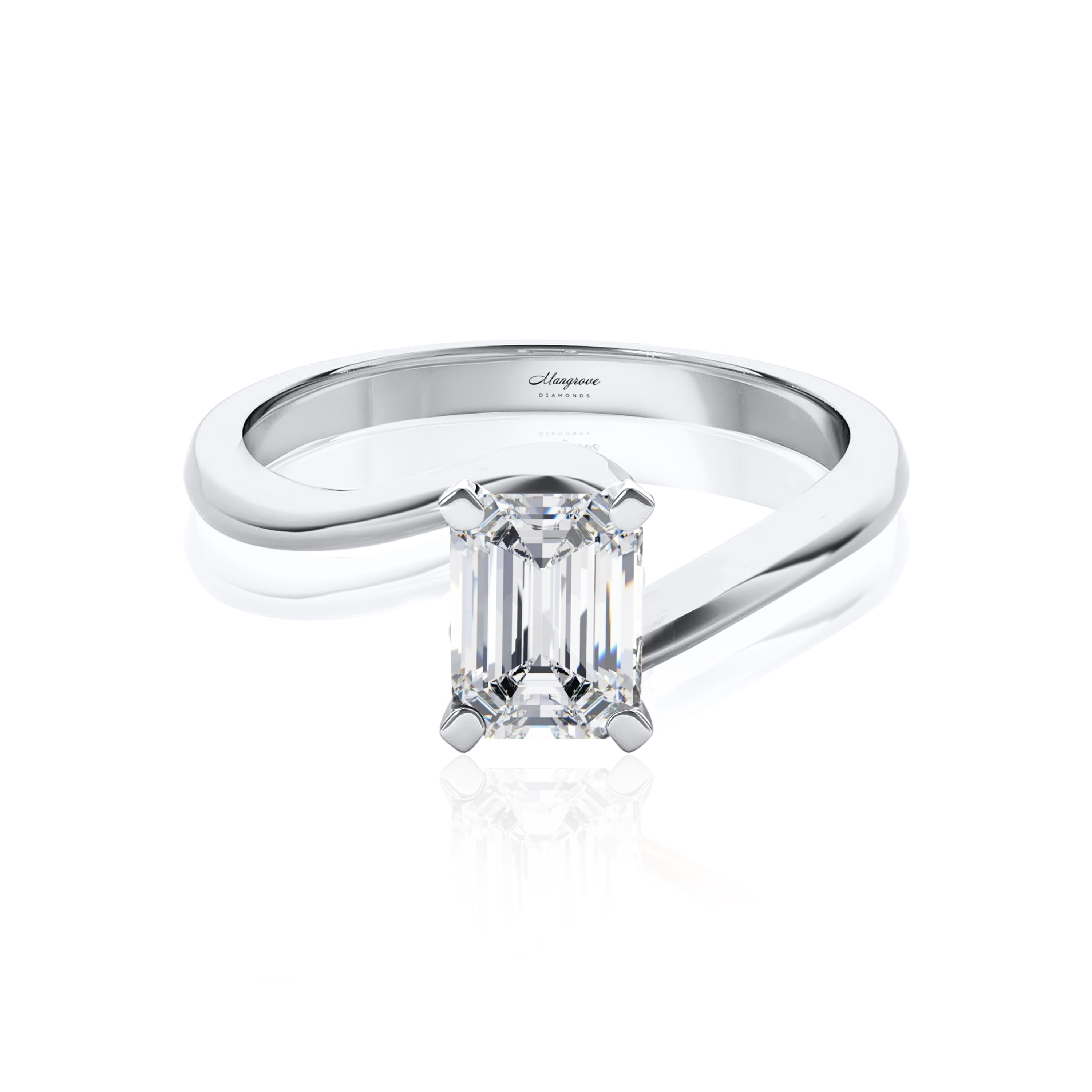 #Metal_14K White Gold#Prong_Standard#Shape_Emerald#Metal_18K White Gold#Metal_Platinum