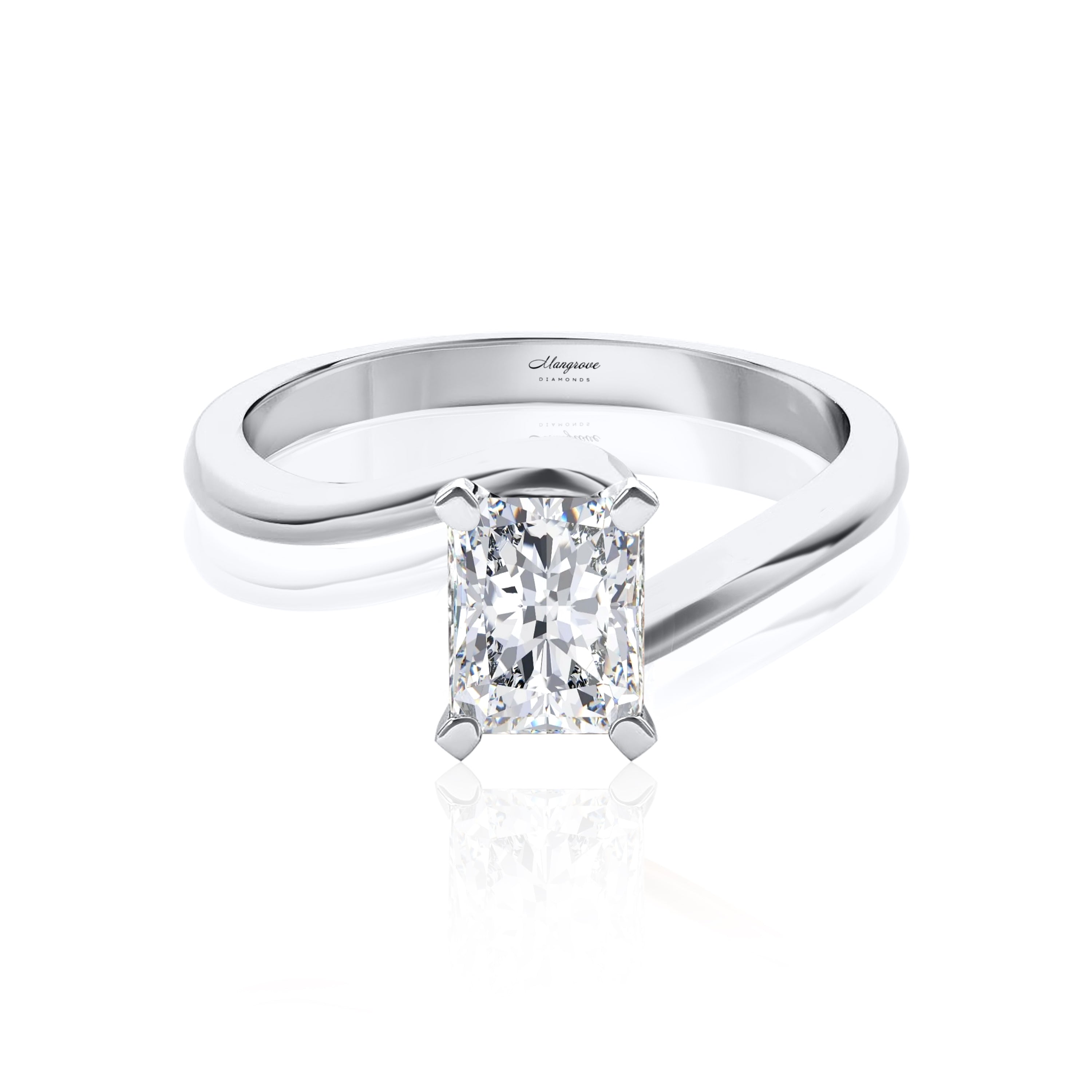 #Metal_14K White Gold#Prong_Standard#Shape_Radiant#Metal_18K White Gold#Metal_Platinum