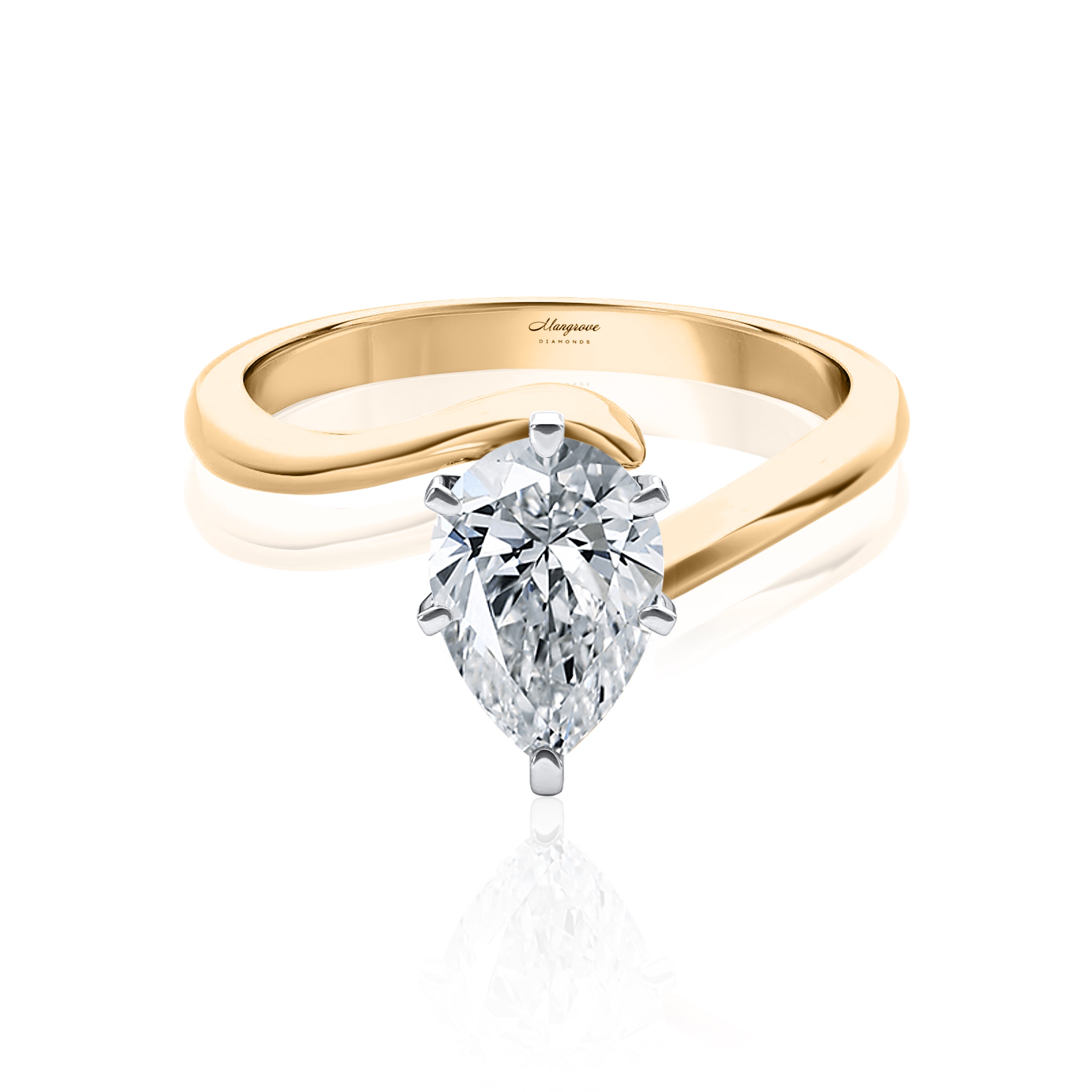 #Metal_14K Yellow Gold#Prong_Standard#Shape_Pear#Metal_18K Yellow Gold