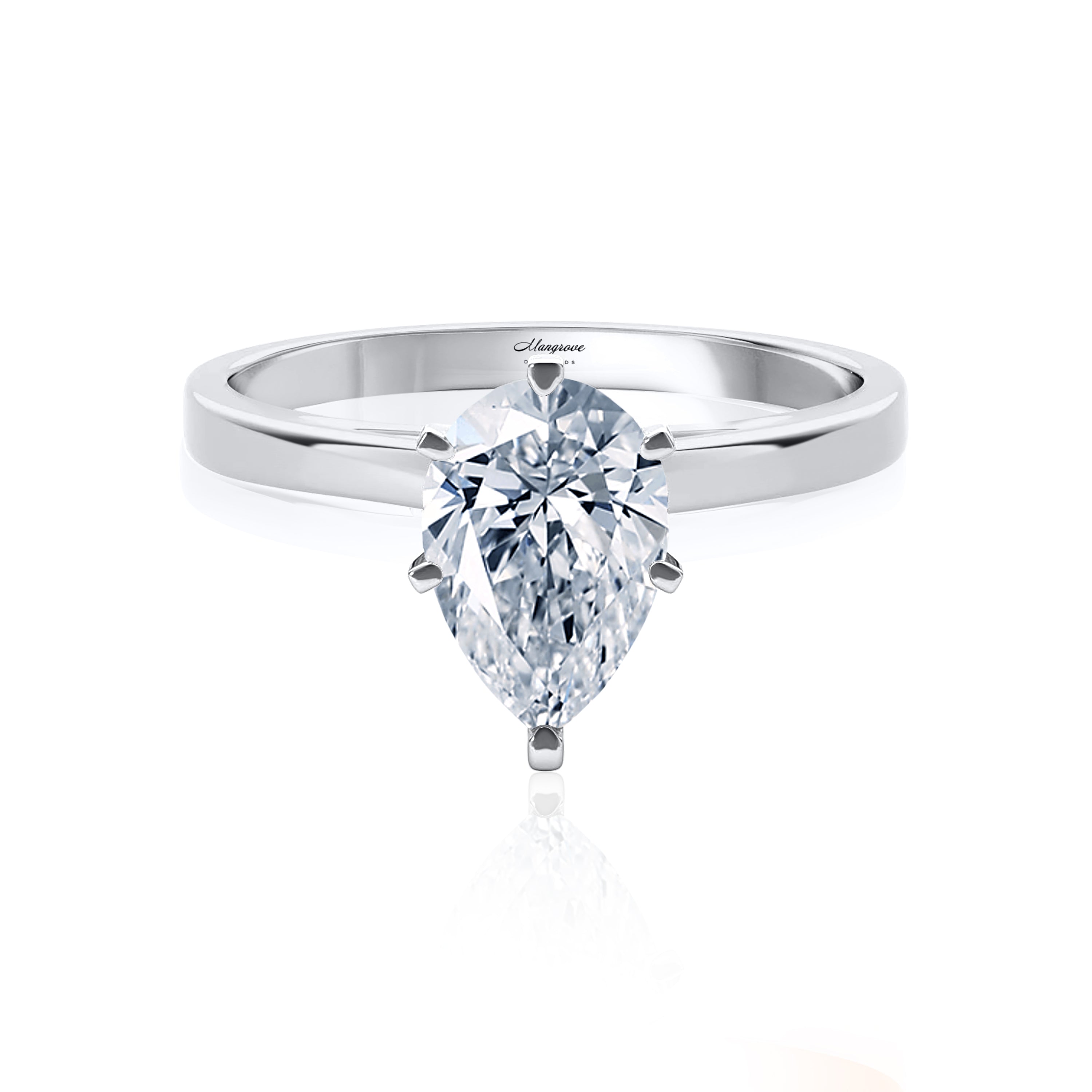 #Metal_14K White Gold#Prong_Standard#Shape_Pear#Metal_18K White Gold#Metal_Platinum