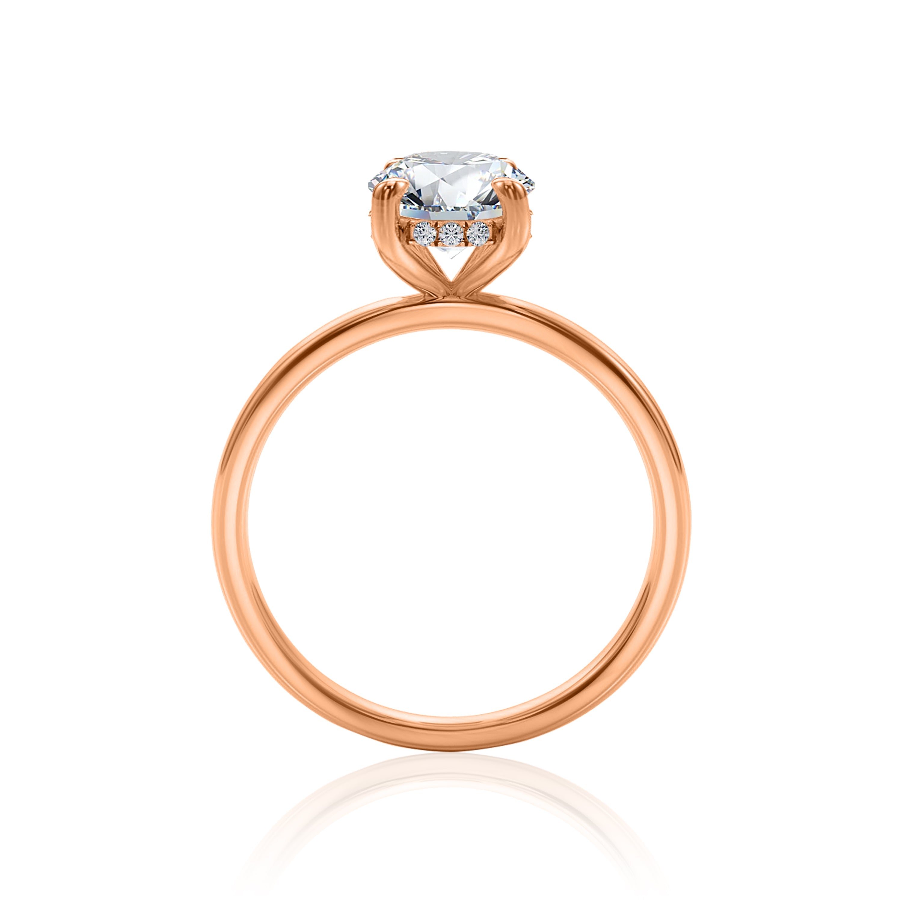 #Metal_14K Rose Gold#Shape_Oval