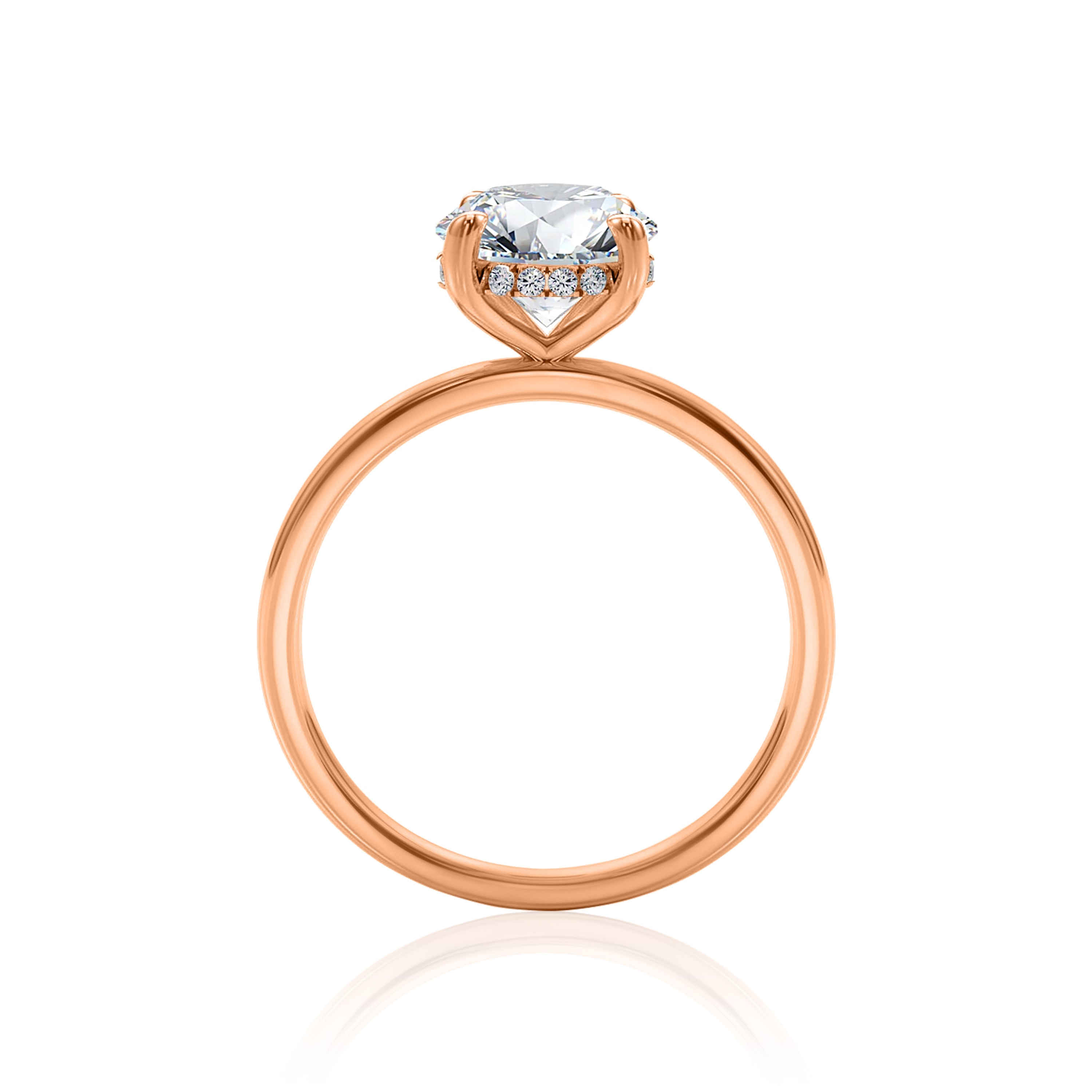 #Metal_14K Rose Gold#Shape_Round