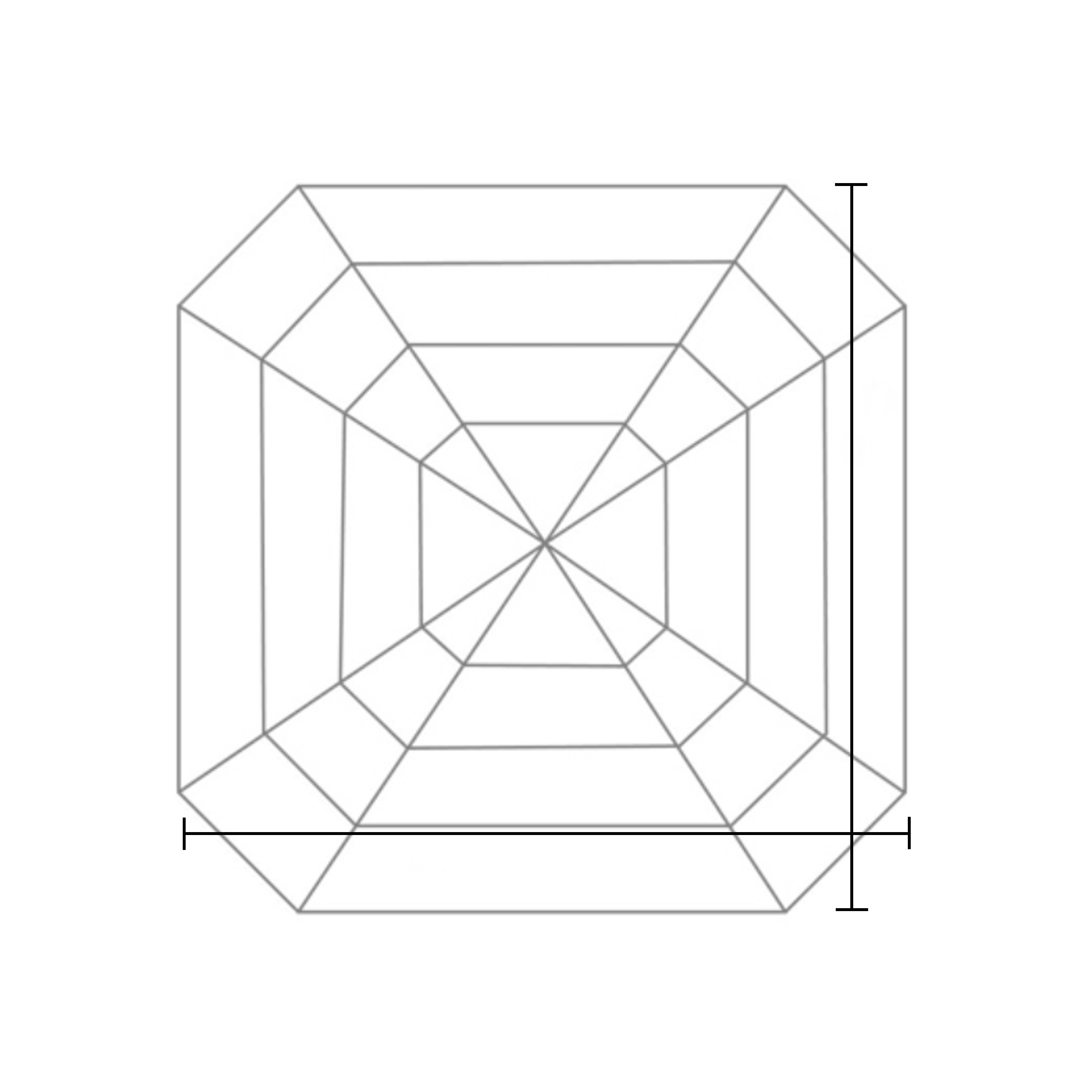 Asscher Lab Created Diamond